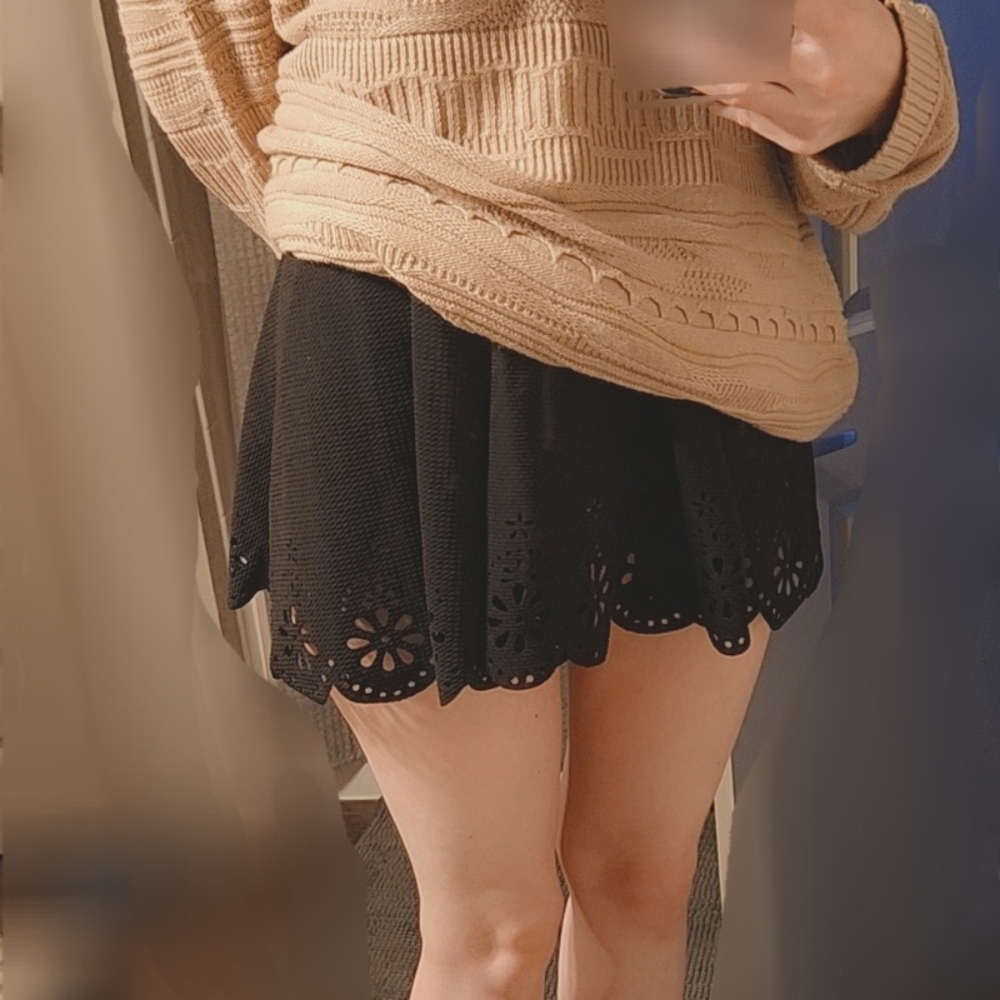 Black Skater Skirt